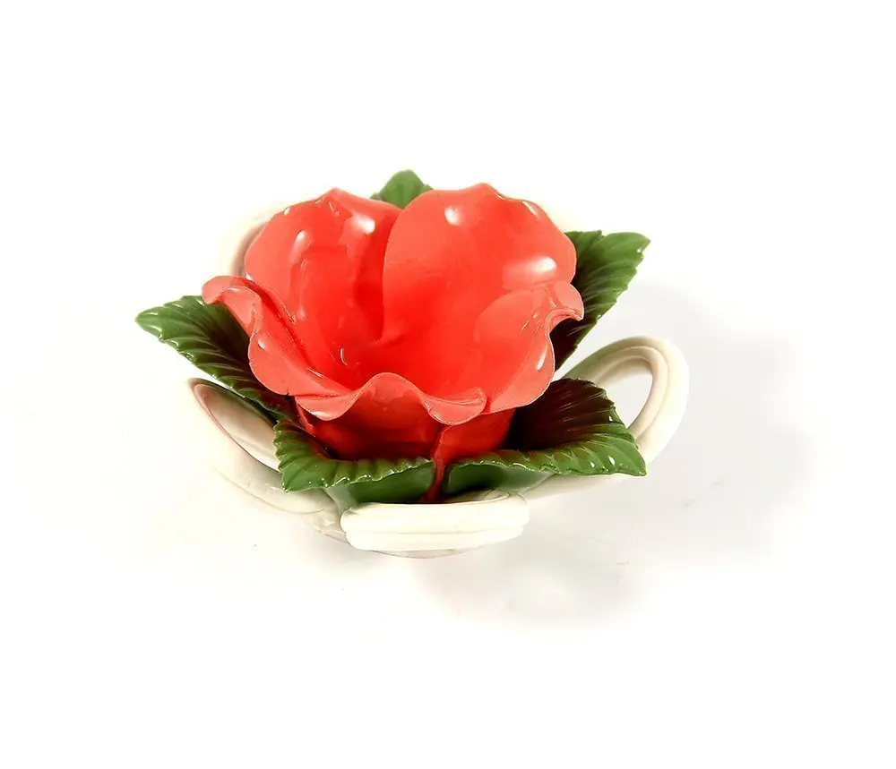 Подсвечник &quotМак&quot фарфор 10*10*4см|Полочные светильники| |