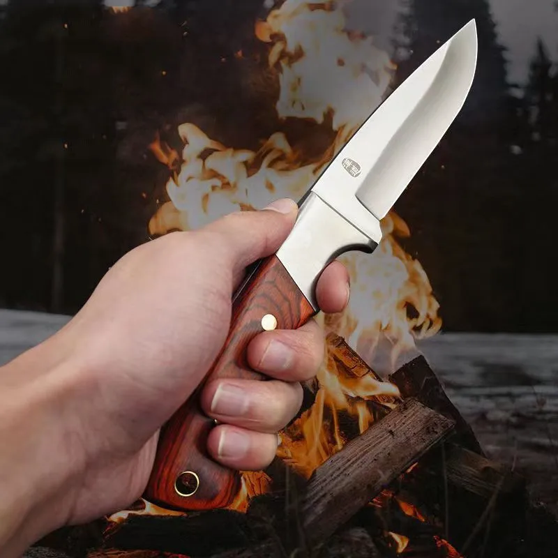 

Outdoor Tactics Camping Integrated Survival Knife High Hardness 5Cr13MoV Hunting Knife Car Survival Knife For Self-defense