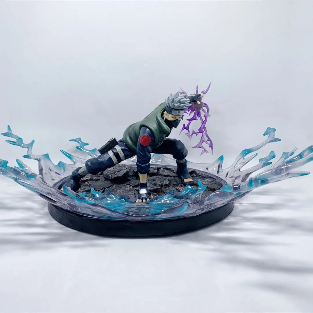 

Аниме Hatake Kakashi GK Raikiri ПВХ экшн-фигурка Коллекционная модель кукла игрушка 14 см