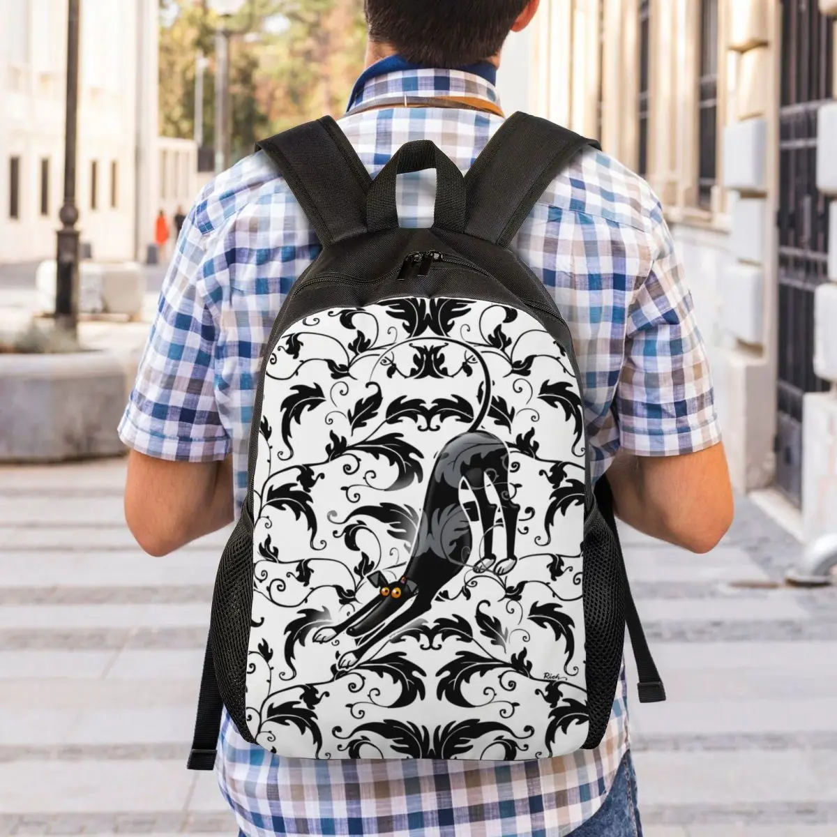 Рюкзак унисекс с бантиком для студентов колледжа ноутбука 15 дюймов