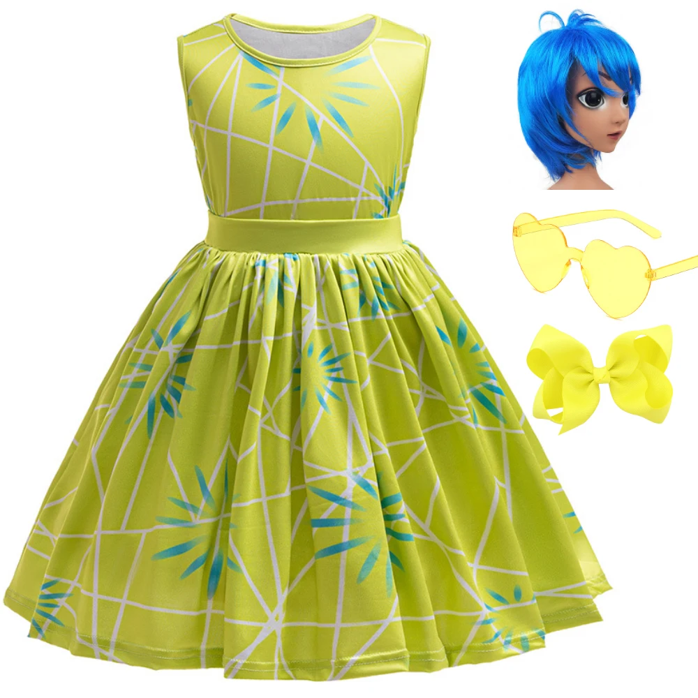 Детское платье принцессы для девочек косплея с 2 героями мультфильмов без