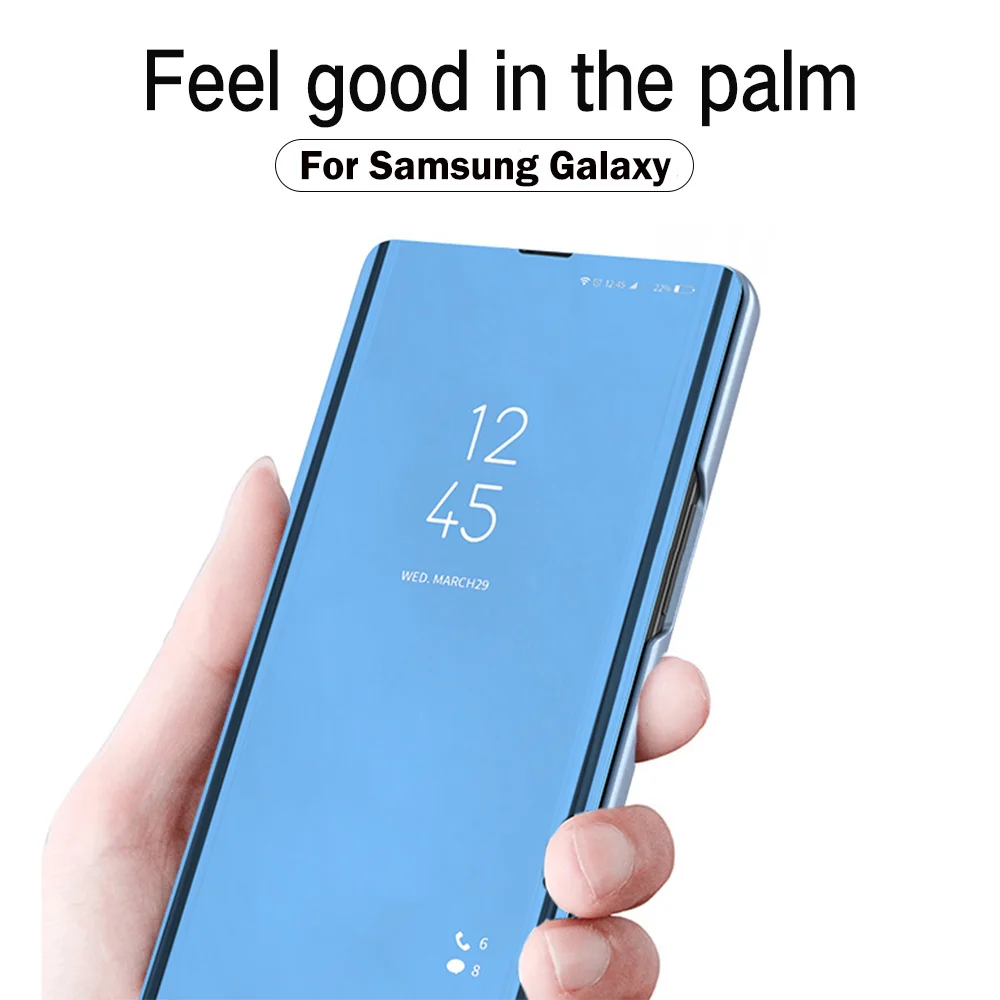 

Умный зеркальный флип-чехол для телефона Samsung Galaxy A52 A32 A72 A51 A71 A12