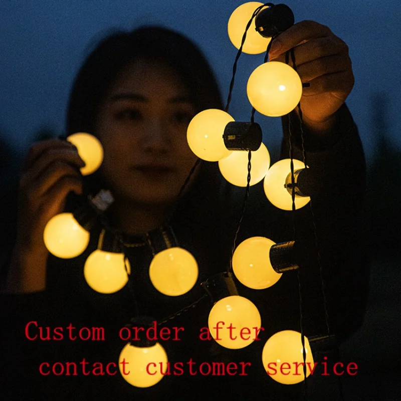 

color changing LED hanging string light G40 bulb outdoor decoration light for patio, deck, garden