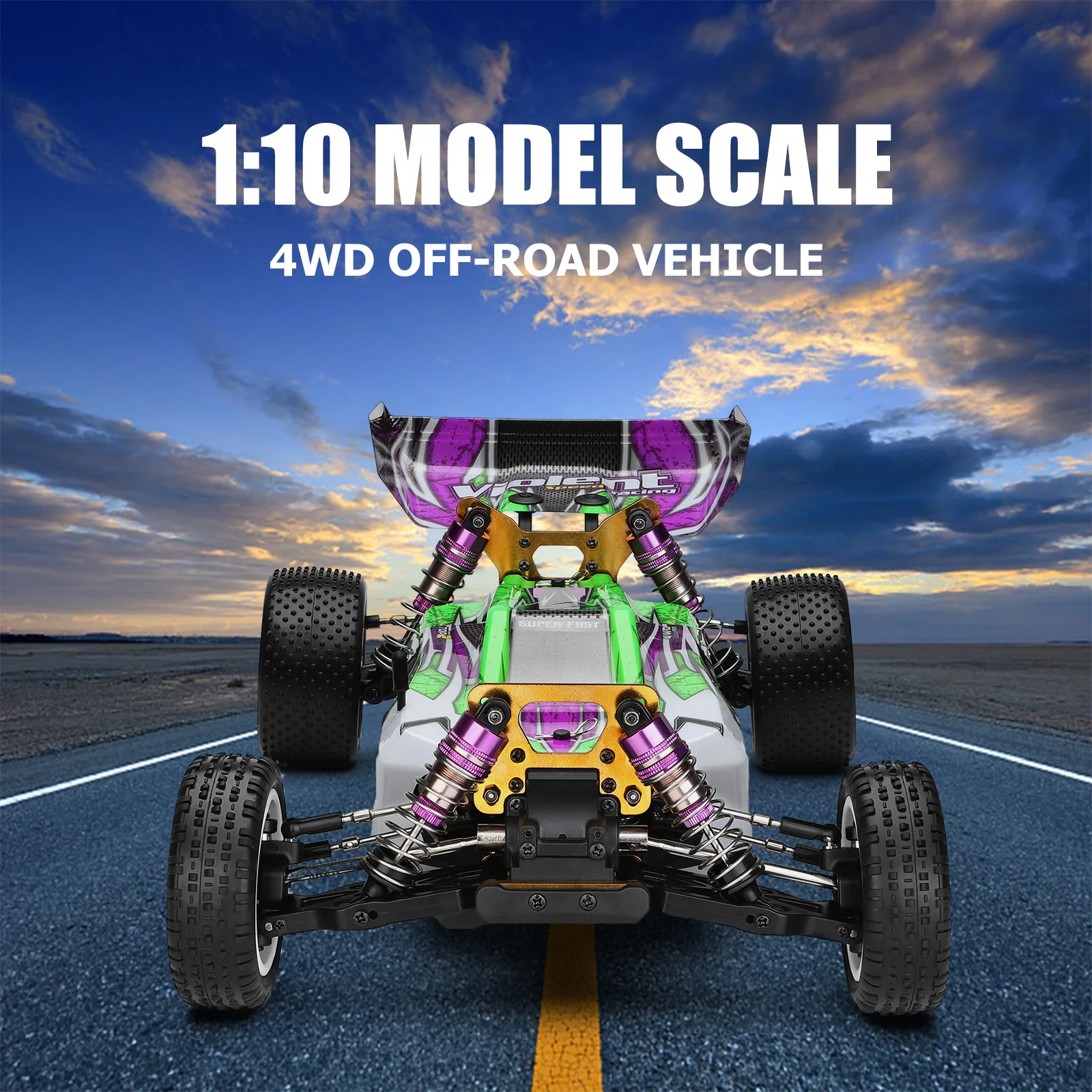 

WLtoys 104002 RC Racing Car 1/10 2.4G 4WD 60km/h High Speed Off-Road Buggy Rc Crawler Accessories 1/10 Fpv Goggles