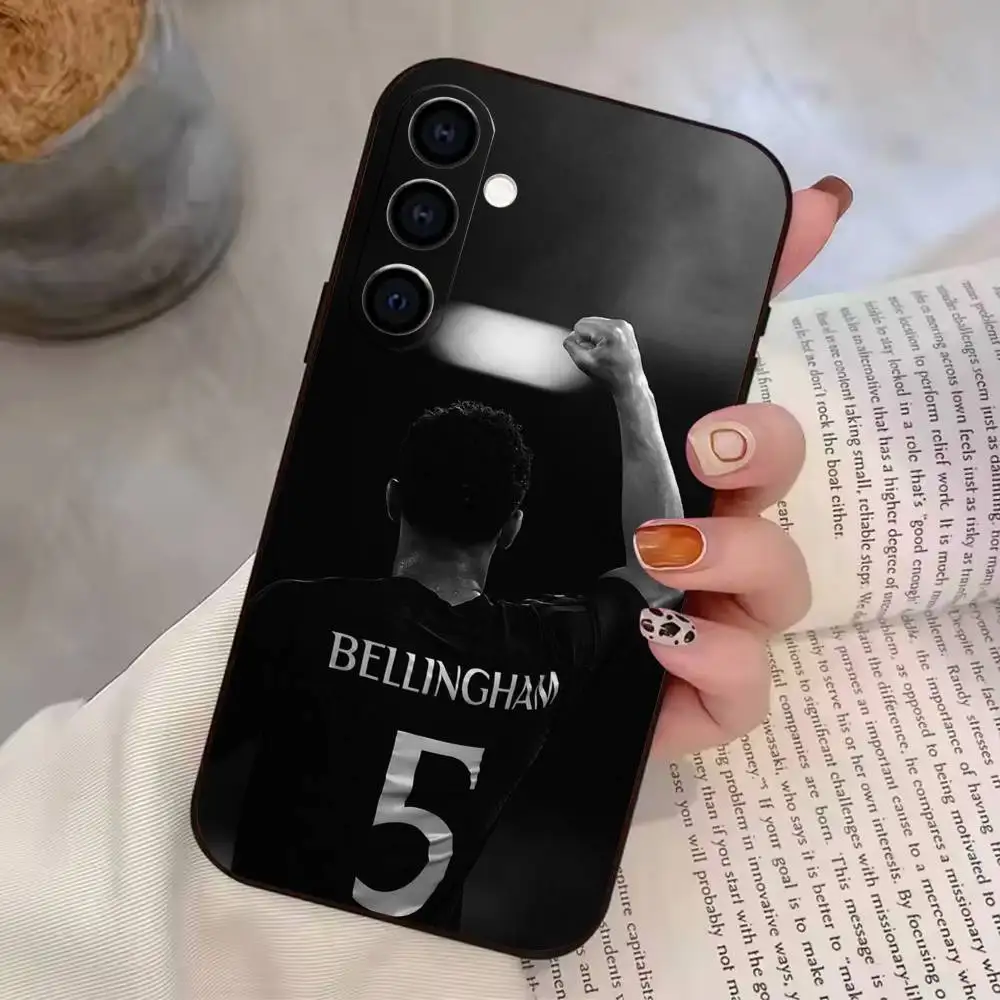 Чехол для телефона B-Bellingham N-No.5 Football Jersey для Galaxy Samsung A72, A53, A71, A70, A52, A73, A51, силиконовый, черный, мягкий (art.: 3920db55fb67f) - 3920db55fb67f