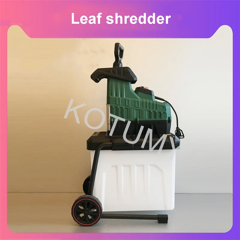 Садовые измельчители электрический измельчитель ветвей 220 В 2800 Вт высокая