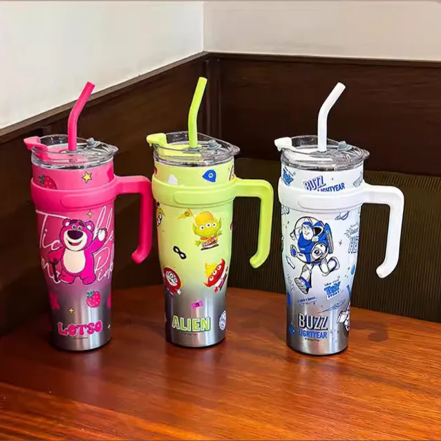 Изолированная чашка Big Mac Ice King большой емкости женская офисная соломенная