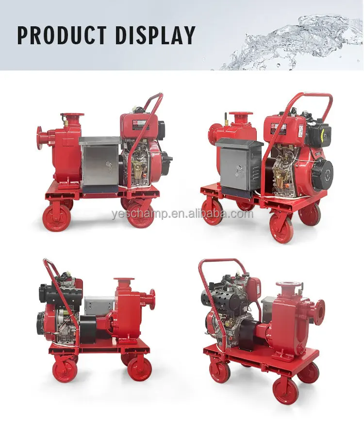 Заводской самовсасывающий водяной насос двигателя сельскохозяйственный