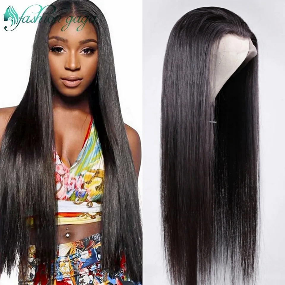 

Парики женские прямые из натуральных волос, 13 х4, 10-30 дюймов