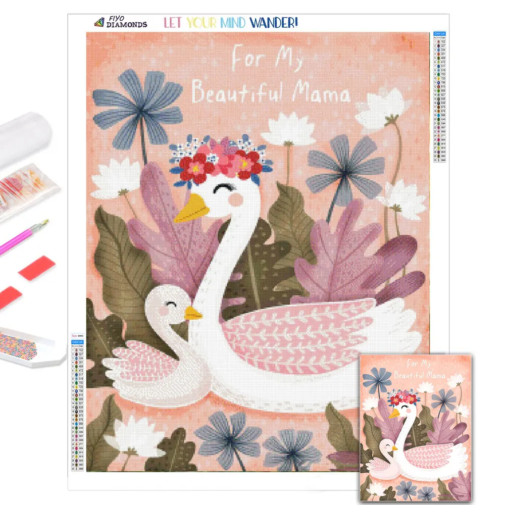 

Алмазная живопись 5D «сделай сам», Красивая мама, полная Алмазная мозаика, наборы для вышивки крестиком, домашний декор, ручная работа, алмаз...