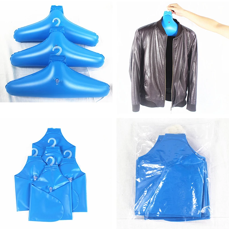 Надувная вешалка для одежды складная Нескользящая треугольная путешествий