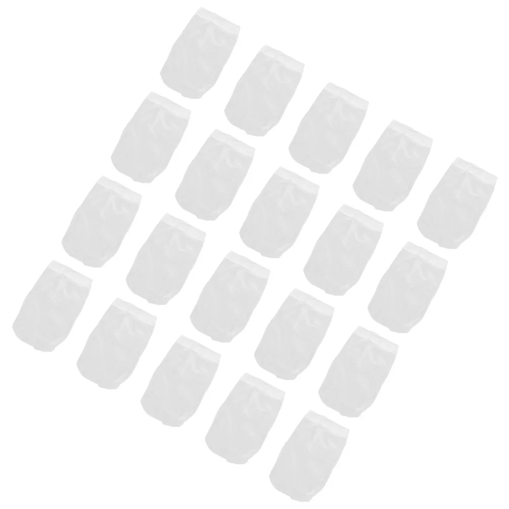 20 шт. фильтрующие носки сетчатый мешок для аквариума бассейна сменная корзина