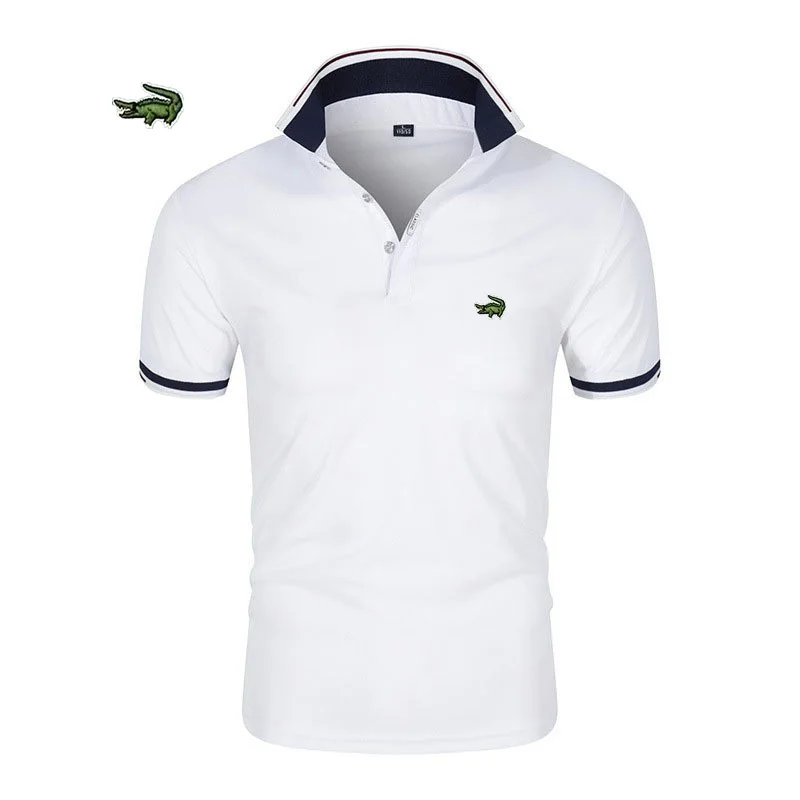 

Embroidery CARTELO New Summer Polo Shirt Men Hot High Quality Men's Short Sleeve Top Business Casual Polo-shirt for Men