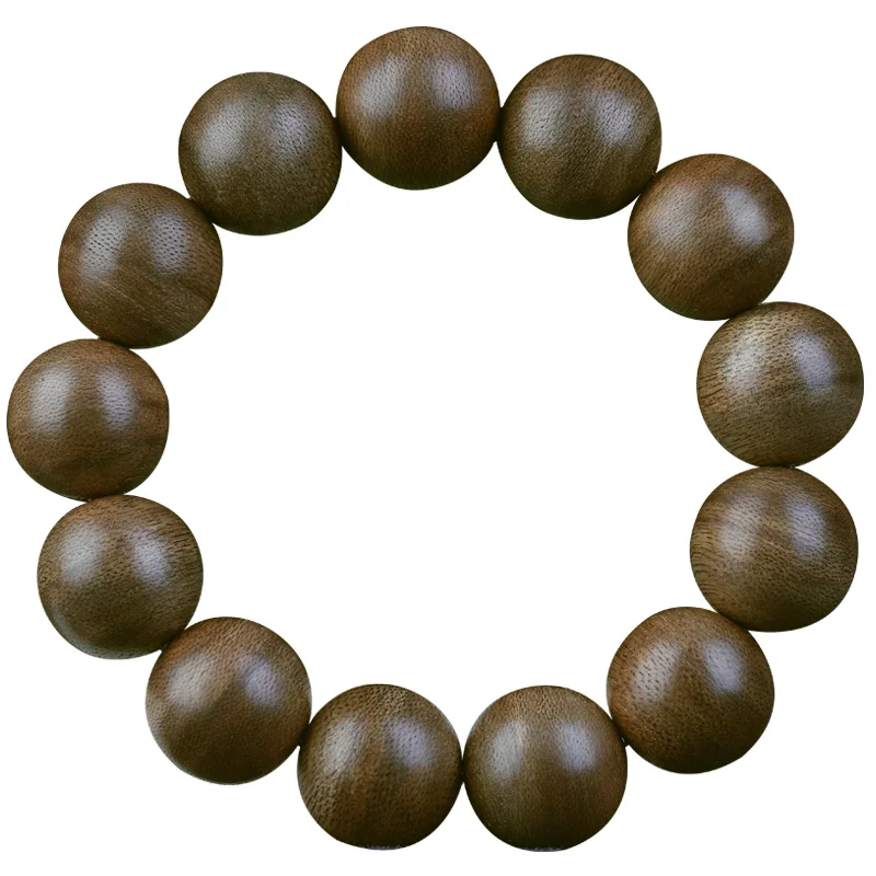 

Fidelity Old Materials Agarwood Bracelet Kalimantan Men and Women Couple Crafts Wooden 20 Bracelet Buddha Beads Bracelet Beads
