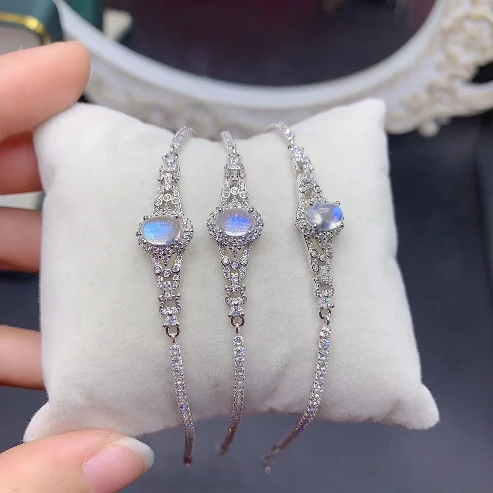 Сверкающее кольцо из натурального драгоценного камня для помолвки 6 мм в форме