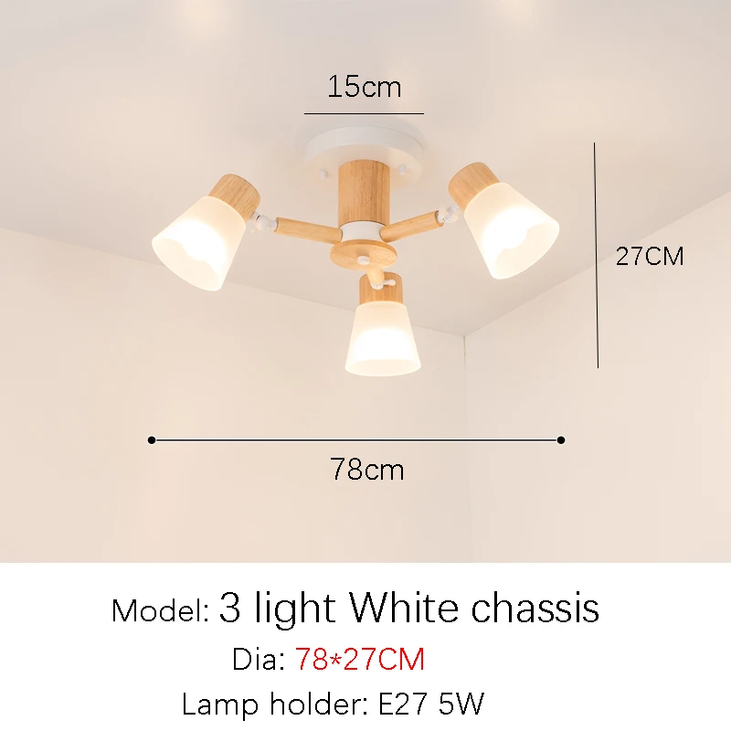 

Скандинавские минималистичные люстры для спальни, вращающиеся бревна, гостиная, обеденный стол, светильник переменного тока 85 260 В, светодиодная современная люстра для домашнего декора