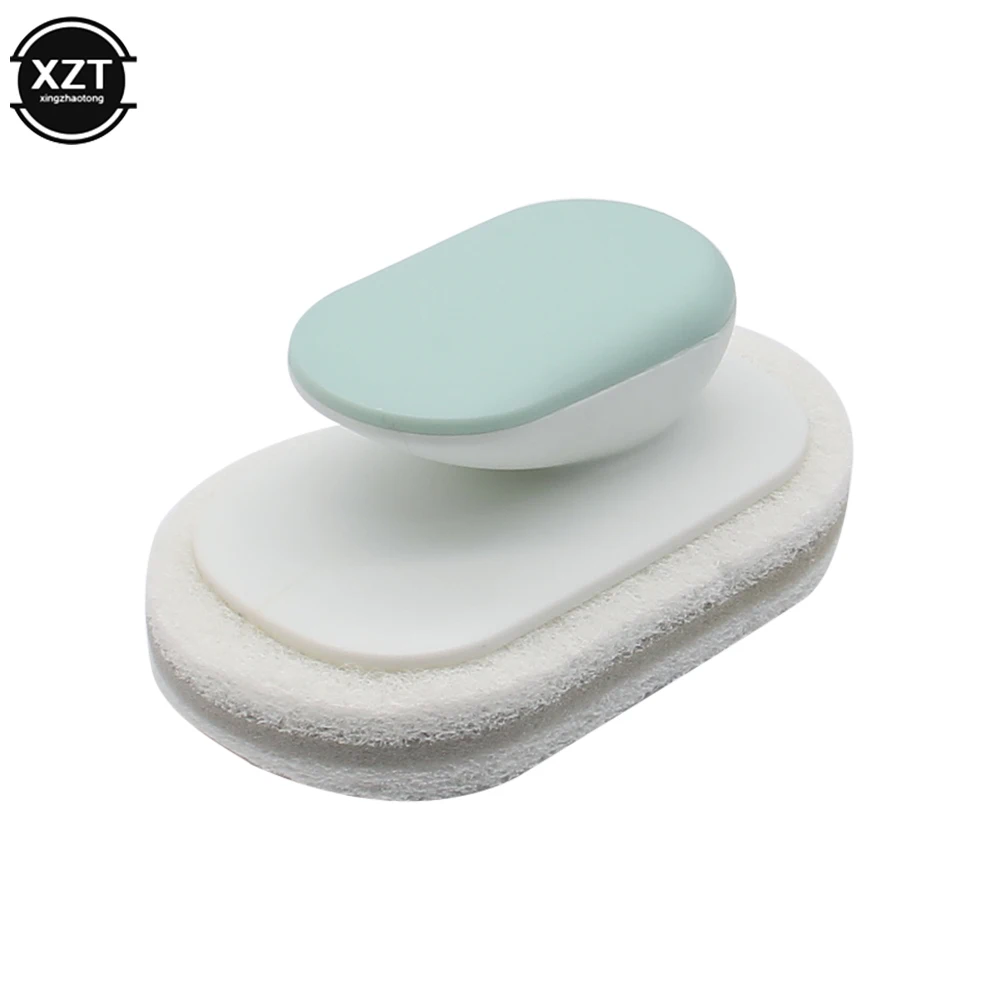 

Пластиковая губка для кухни с ручкой