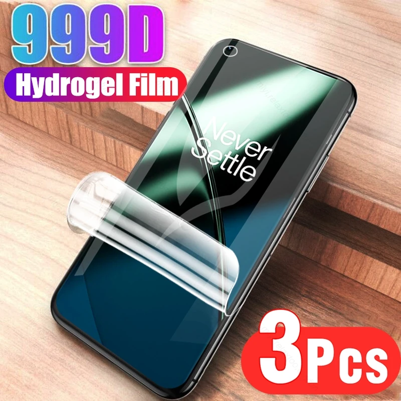 

3PCS 999D Full Curved Soft Hydrogel Film For OnePlus 11 5G Sceen Protector Not Glass One Plus 11 OnePlus11 5G 2023 PBH110 6.7"