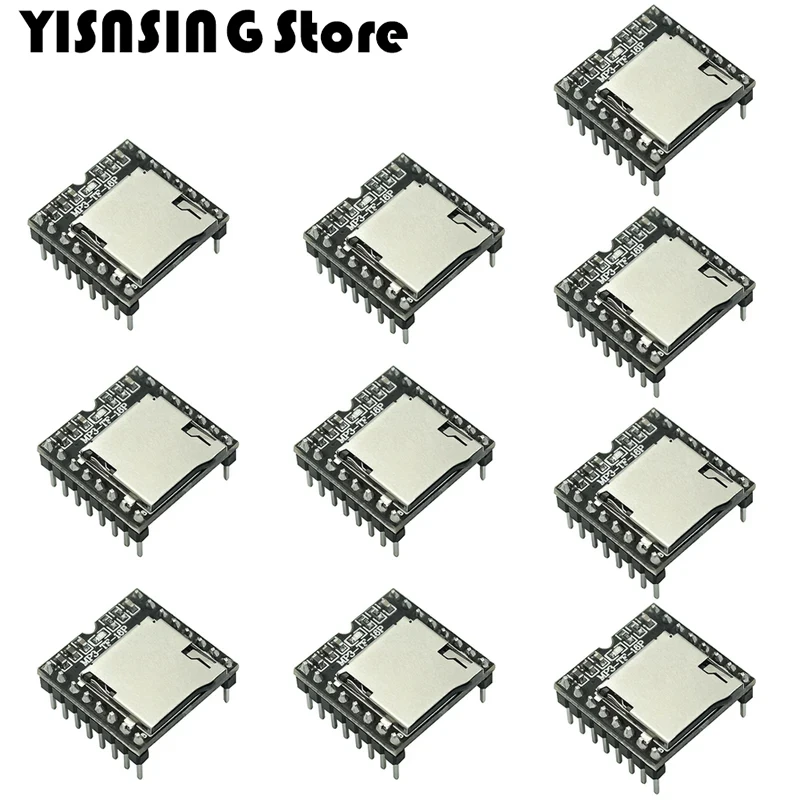 10 шт. плата декодирования голоса DFPlayer для arduino