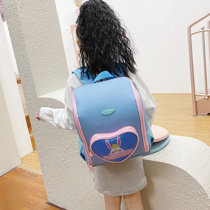 Children Lovely Rabbit Backpacks New Primary Girl Pink Cute School Bags In Kindergarten Drop Shipping Baby Kawaii Animal Mochila