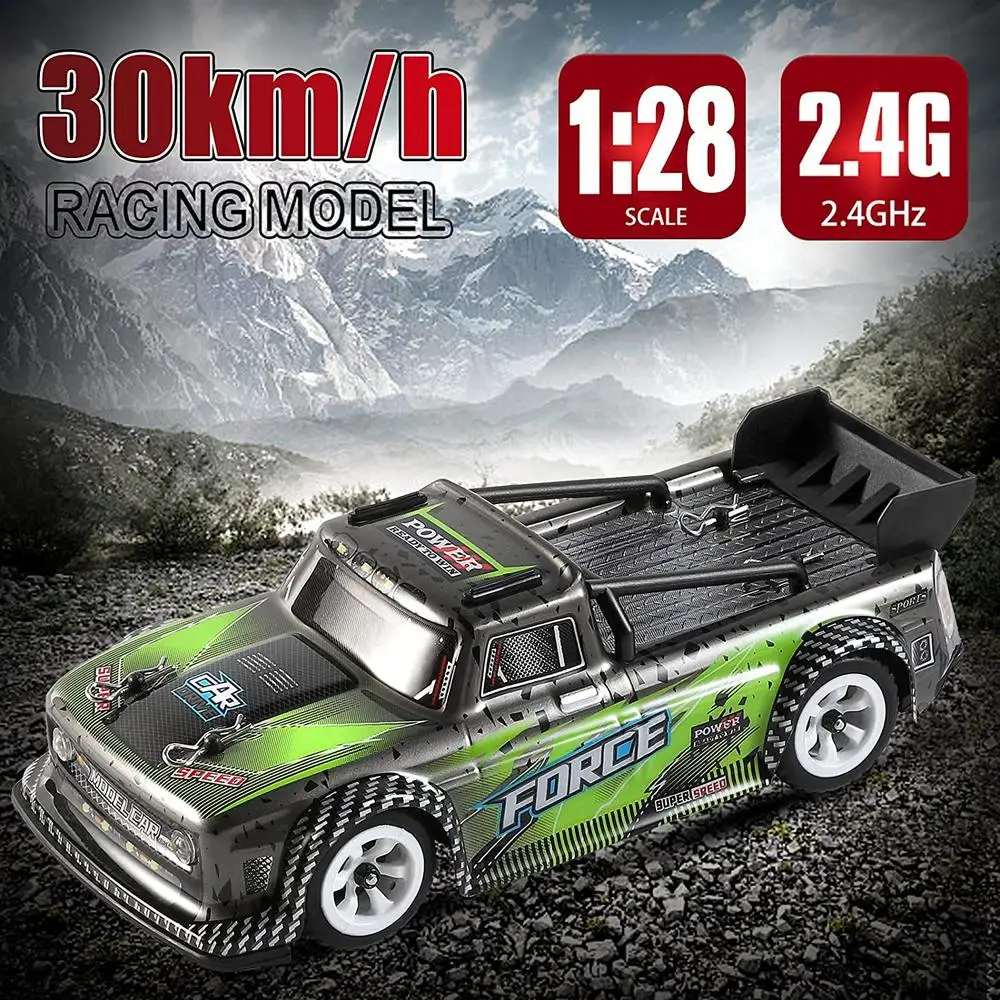 Wltoys K989 Upgraded 284131 1/28 With Led Lights 2.4g 4wd 30km/h Metal Chassis Electric High Speed Off-road Drift Rc  Cars