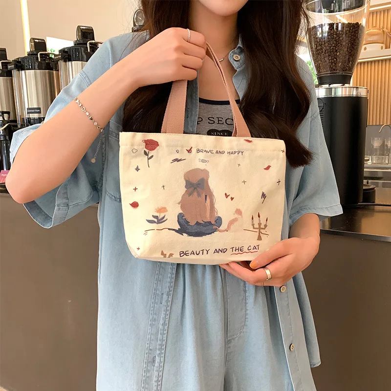 

2023 new bag simple all-match bag small literary lady bag