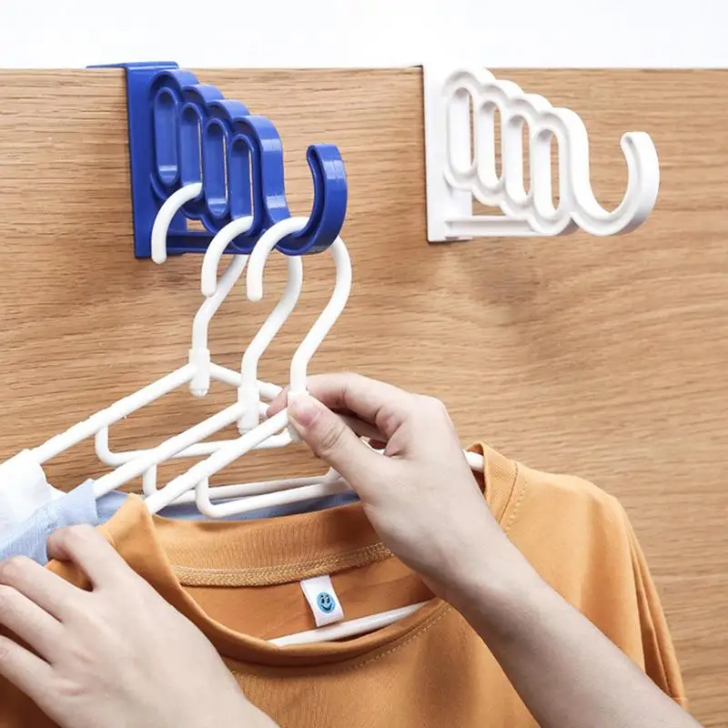 

Over The Door Hanger Clothes Hat Towel Hanger With 4 Holes Multifunctional Hooks Home Organizer Rack Bathroom Storage Accessorie