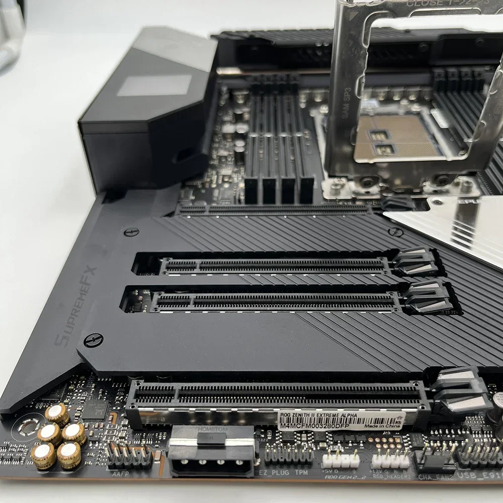 Для ASUS ROG Zenith II Extreme Alpha TRX40 Socket sTRX4 DDR4 M.2 USB3.2 E-ATX GAMING материнская плата