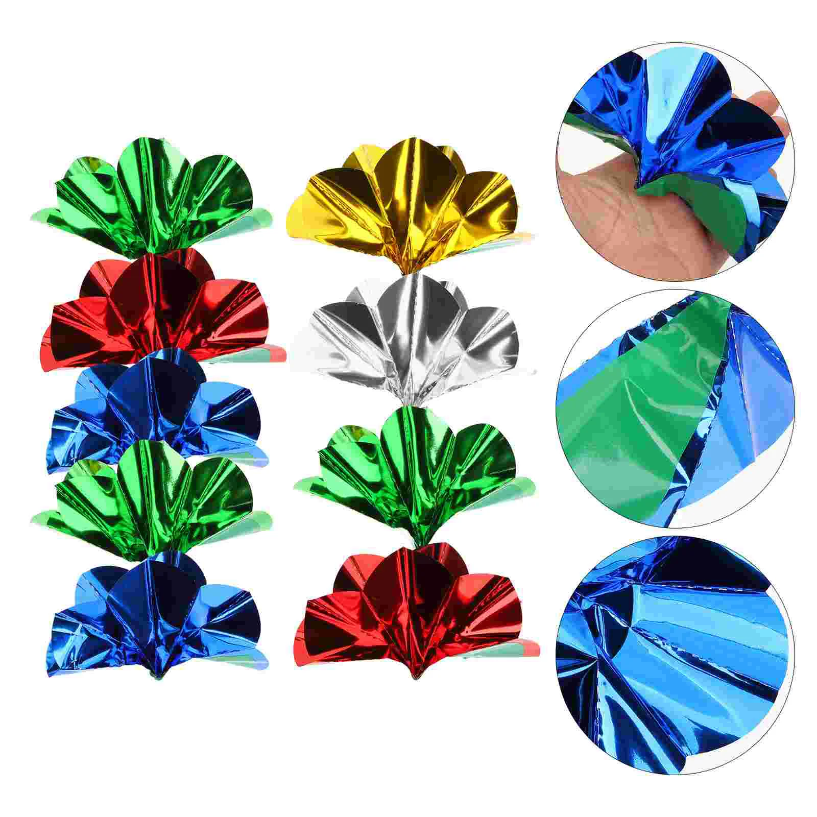 

9Pcs Empty Hand Appearing Flowers Funny Flowers from Fingertips Tricks Props