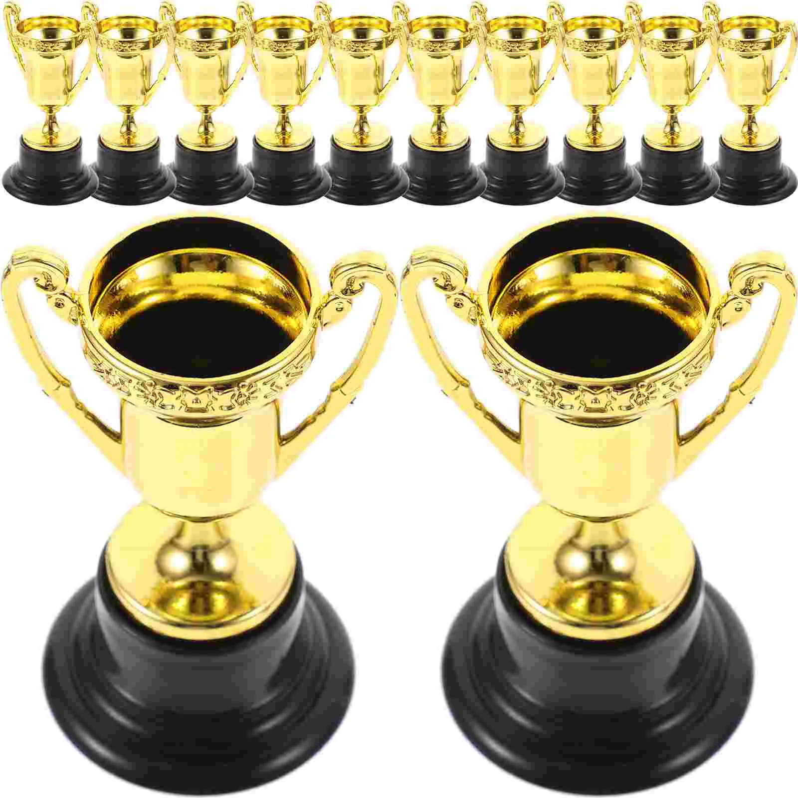 

12 Pcs Bulk Kids Toys Basketball Reward Prizes Props Plastic Home Desktop Decor Mini Trophy Model Small Cup Student