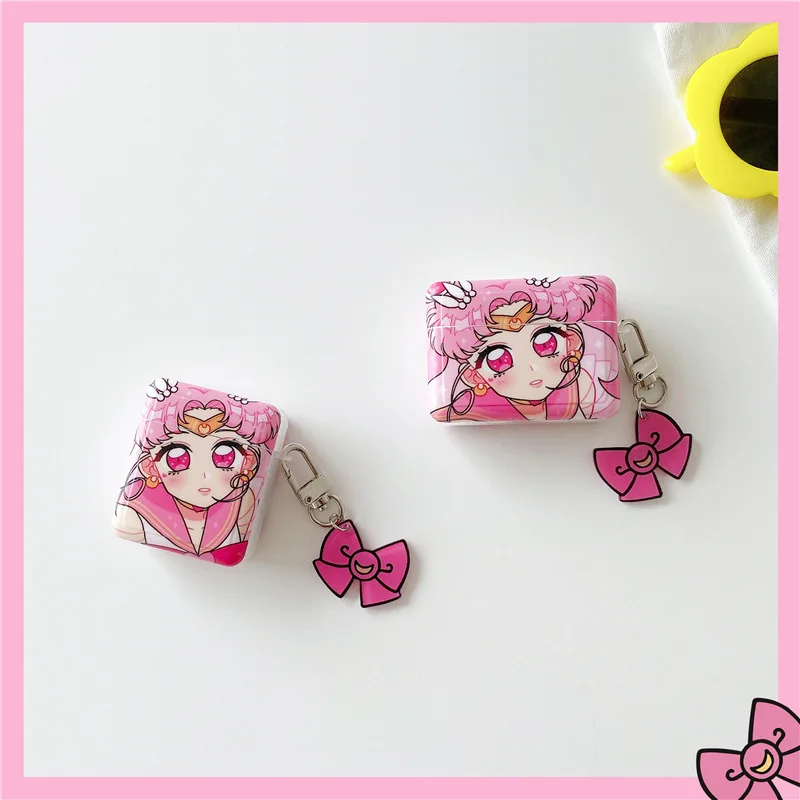 

M-1-MSN Creative Photo Frame Pink Cartoon Apple AirPods 2 Case Cover AirPods Pro Case IPhone Earphone Accessories Air Pod Case