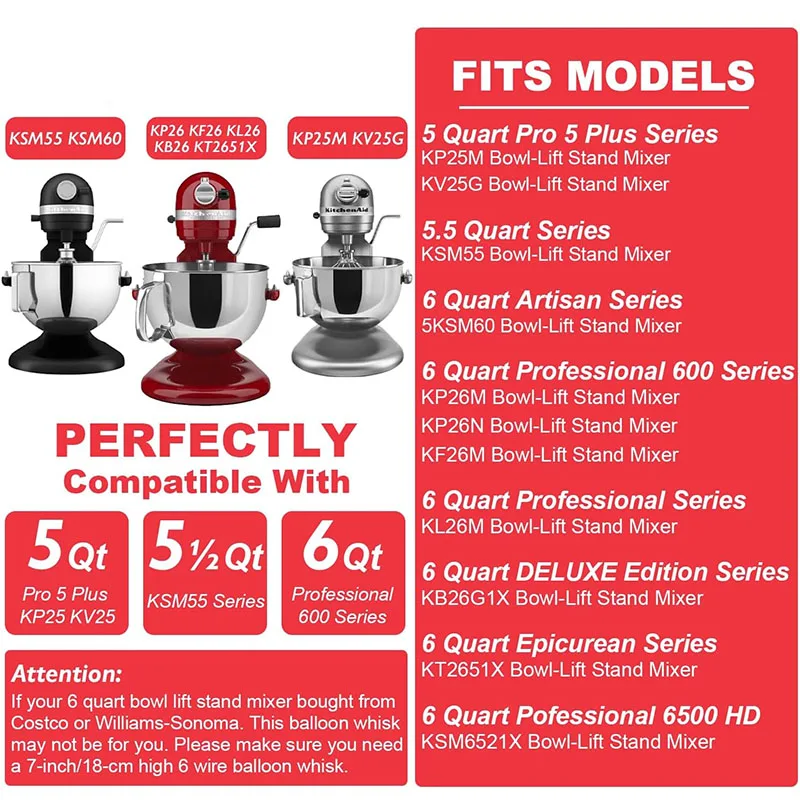 Миксер с проволочным подъемником из нержавеющей стали 5QT подходит для