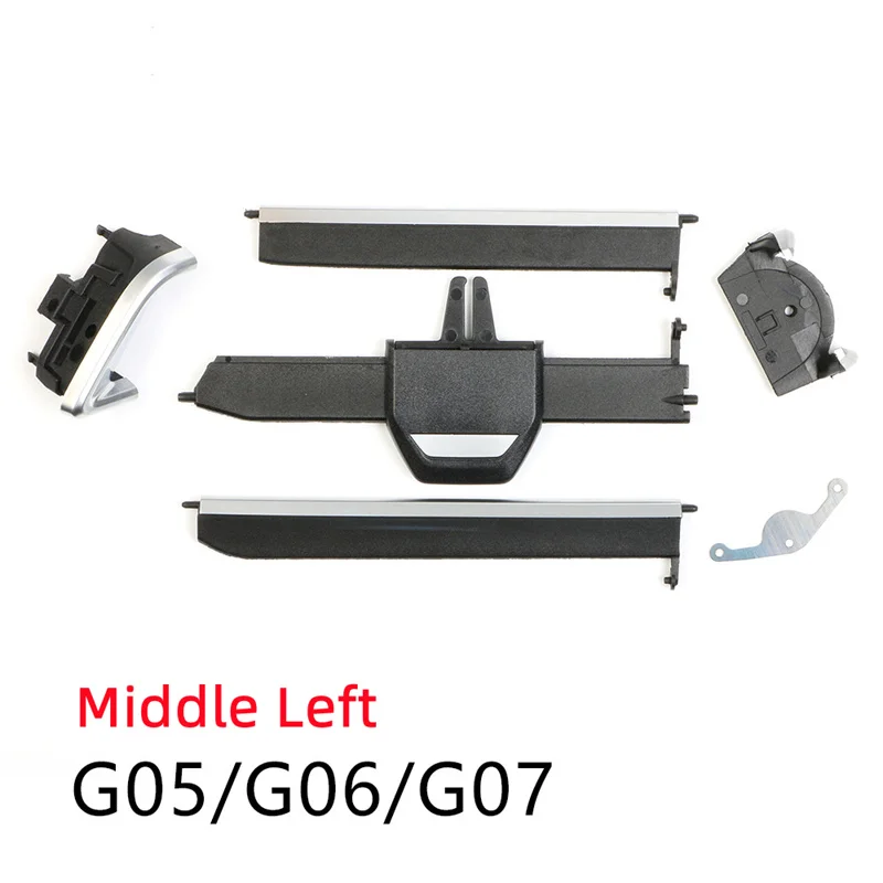 

Передний центральный кондиционер для BMW G05 X5 G06 X6 G07 X7 2019-2021, решетка вентиляционного отверстия переменного тока, скользящий зажим, ремонтный комплект