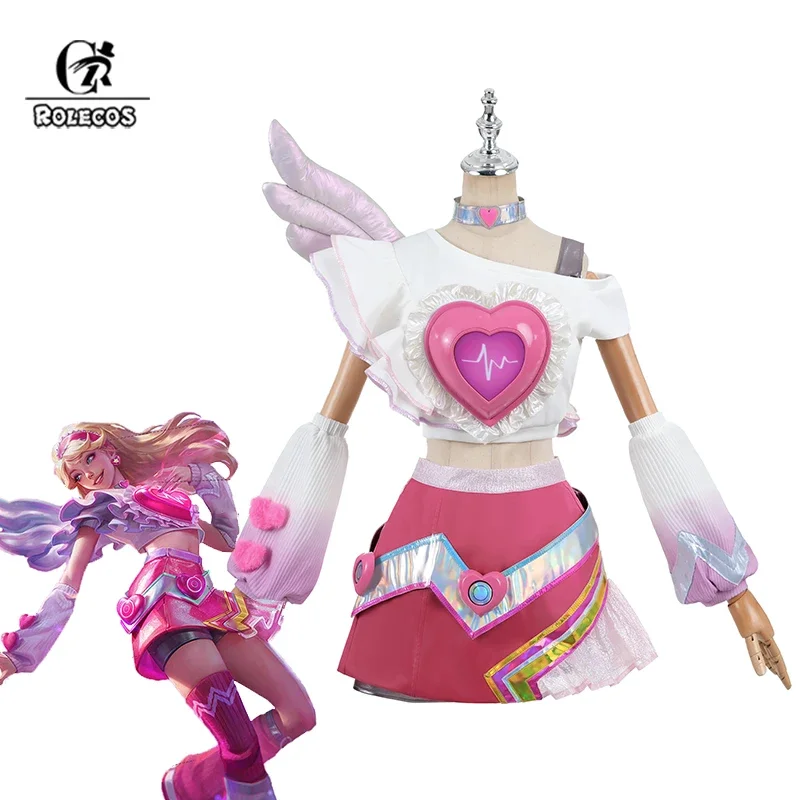Костюм для косплея ROLECOS LOL Lovestruck Lux костюм на День святого Валентина New Skin Женский