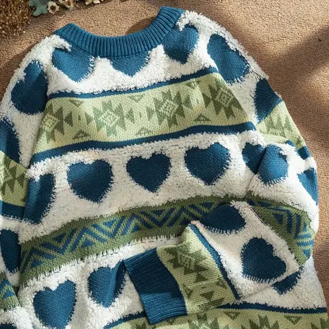 Женский трикотажный пуловер Zuolunouba акрил фиолетовый