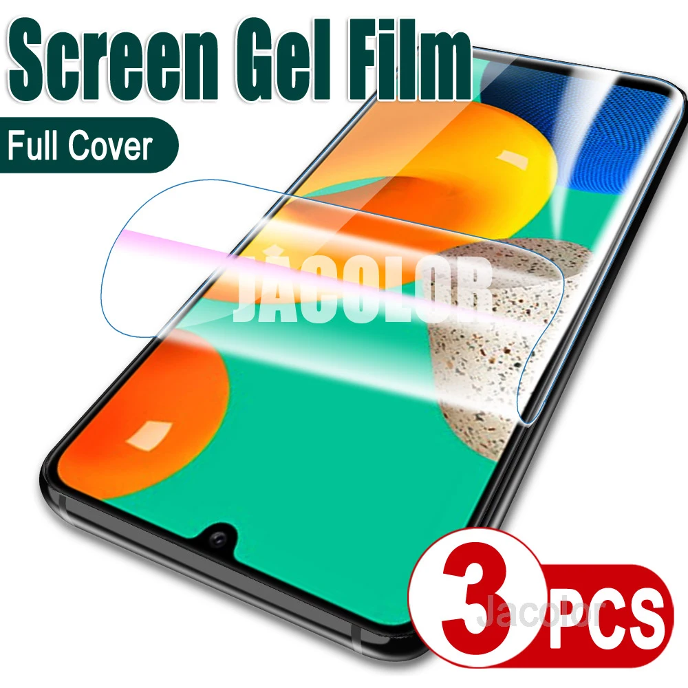 Гидрогелевая пленка для Samsung Galaxy M32/M22/M42/M51/M31/M31S/M21/A52S/A52/A32 3 шт. |