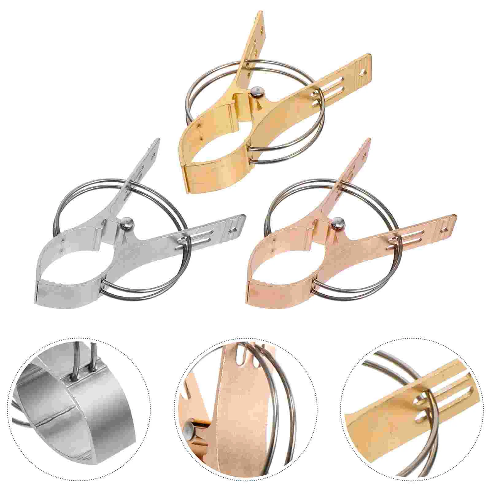 

9Pcs Metal Clothespins Hanging Clips Drying Clothing Clamps Quilt Hanging Clip Metal Laundry Pegs for Home Travel Clothes