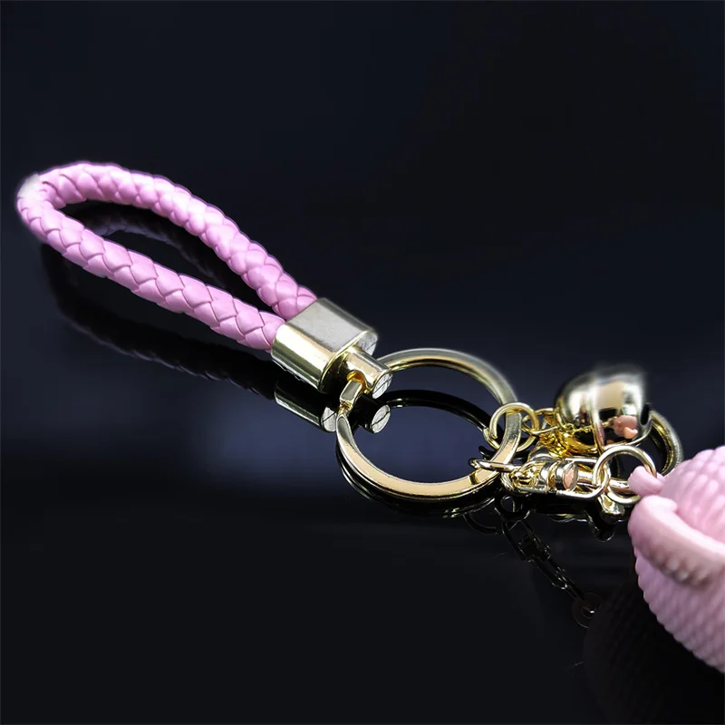 Брелок для детей в розовом цвете силиконовый брелок брюк аксессуары сумок