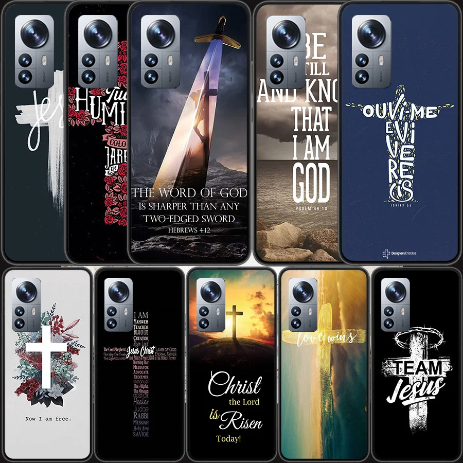 

God Jesus Pray Phone Case For Xiaomi Poco X5 X4 X3 NFC M4 Pro 5G GT M2 M3 Mi Note 10 Lite F3 F2 F1 A1 A2 A3 CC9E Capa Coque Shel