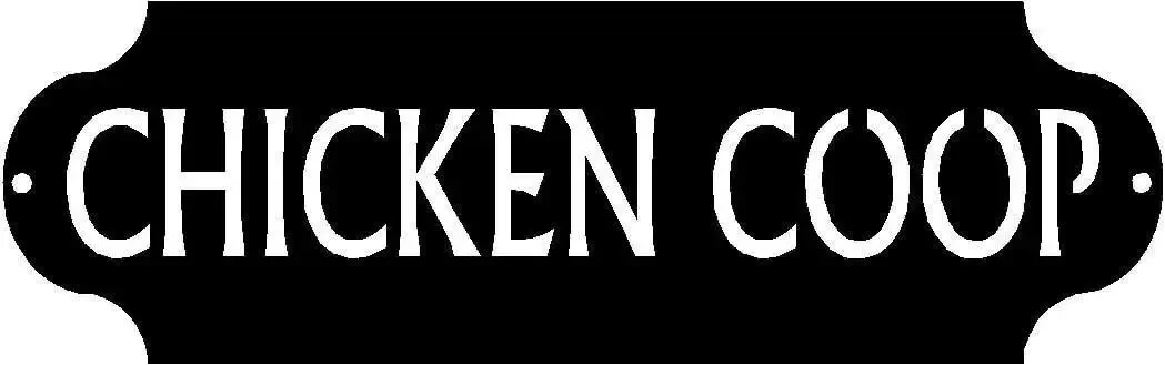 Деревенский Курятник Металлическая Вывеска Настенное Искусство 14x4 5 Дюймов С