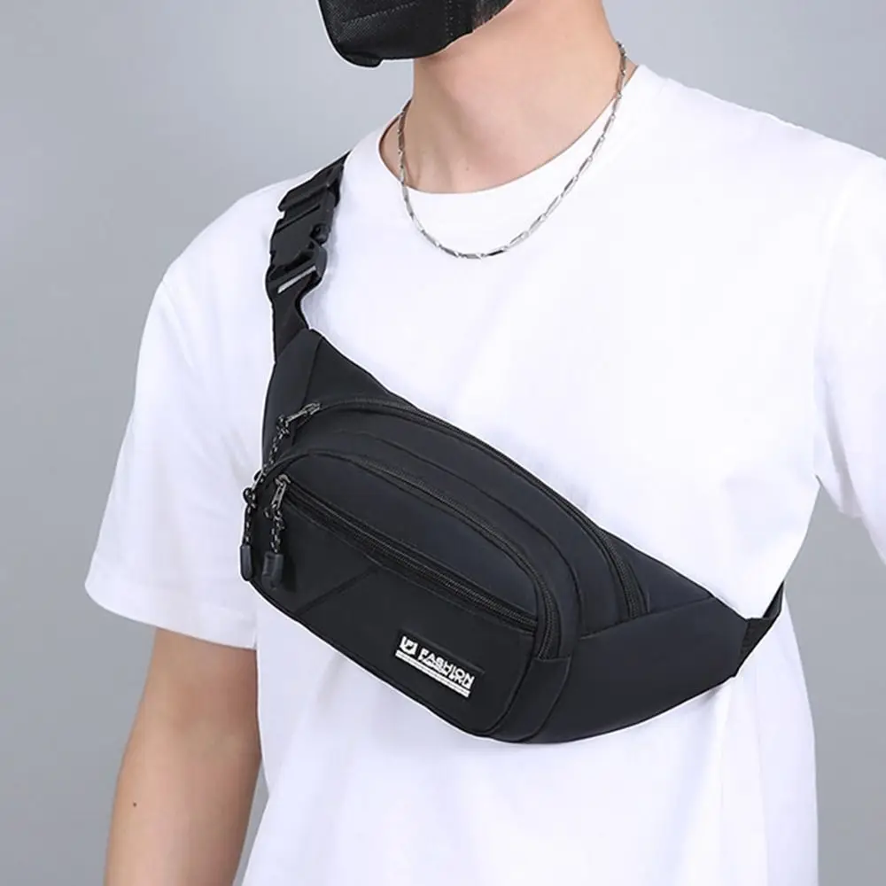 Плотно прилегающие поясные сумки для мужчин модная многослойная спортивная
