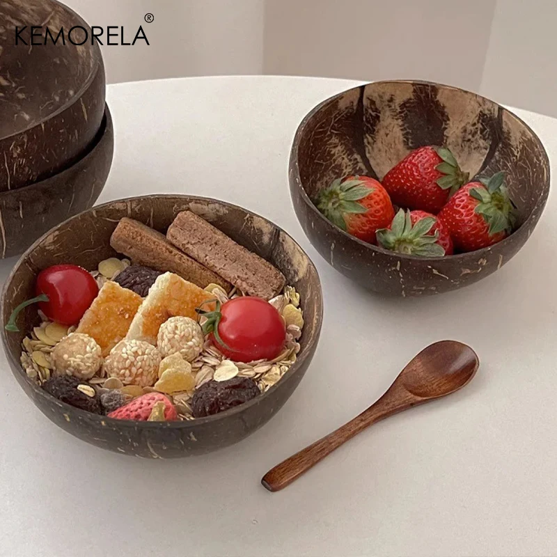 1 шт. деревянная ложка для супа и вилки