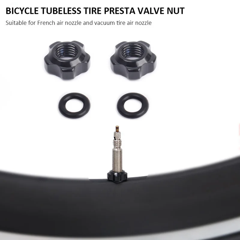 1 ~ 16 комплектов набор гаек клапана для велосипедных шин бескамерный винт Presta