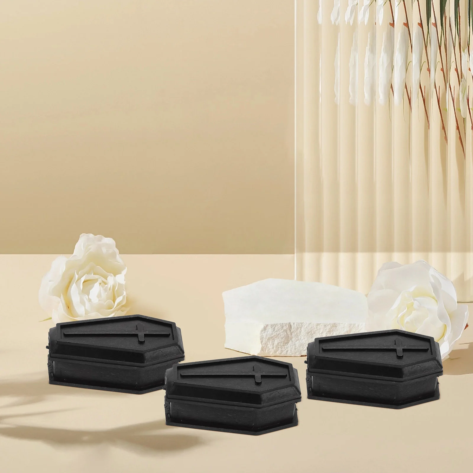 10 шт. маленький гроб Хэллоуин украшения детские мини-игрушки уличные пластиковый