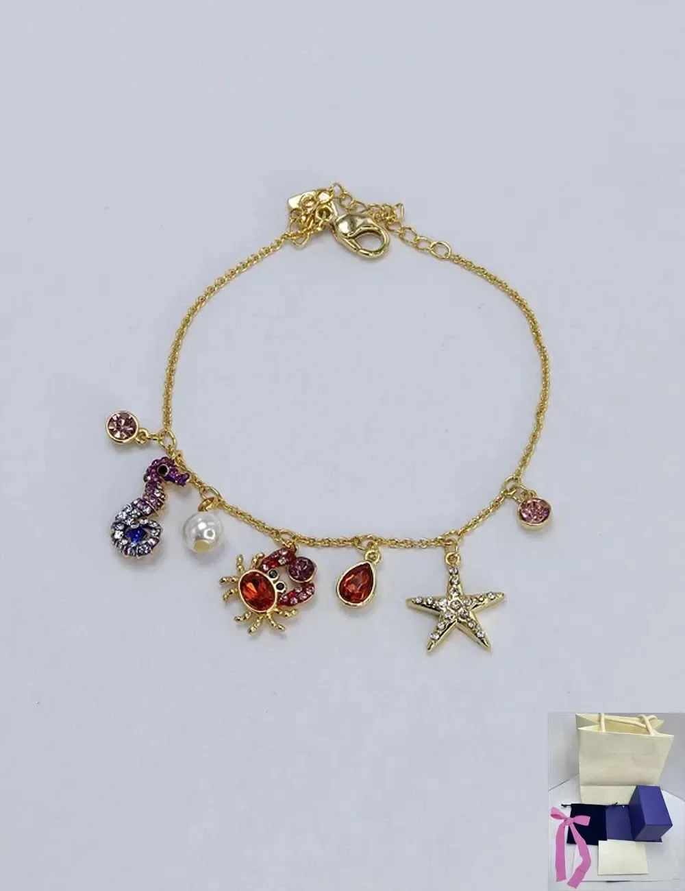 Новый Платиновый браслет LOUISON великолепный матовый лист рисунок стразы