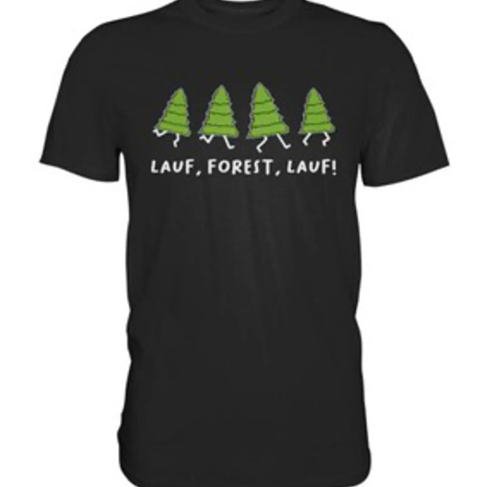 Фото Футболка Lauf Forest Parodie с забавными надписями, подарок для мужчин и женщин, винтажный стиль, повседневная одежда, унисекс, модная, дышащая. №1