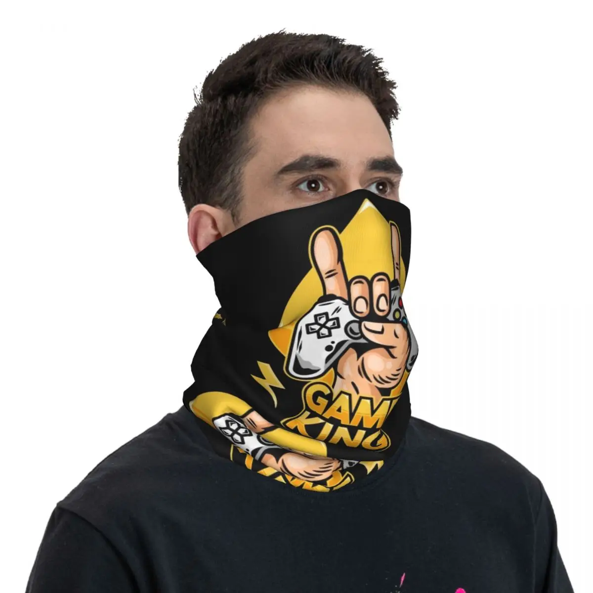 Бандана для влюбленных видеоигр гетры лыжного кемпинга женский и мужской шарф с