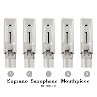 metal silver plated soprano saxophone mouthpiece saxophone accessories professionals standard mouthpiece