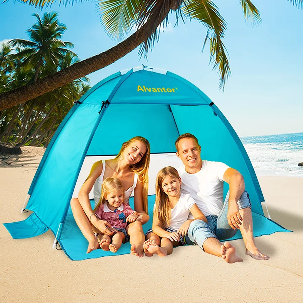 

Beach Tents Beach Umbrella Outdoor Sun Shelter Cabana Pop-Up UV50+ Sun shade