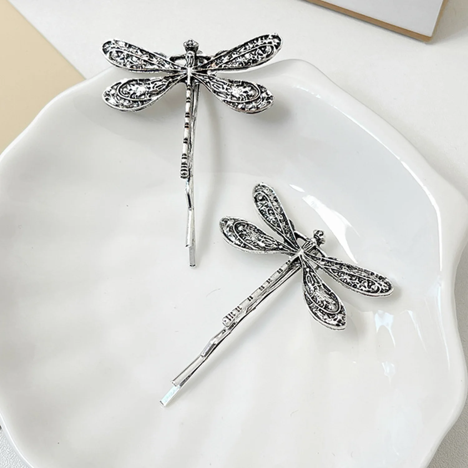 

New Hairpin Hair Sticks Dragonfly Shape Trendy Vintage Metal Hair Accessories Headwear Hairstyle For Women Wholesale